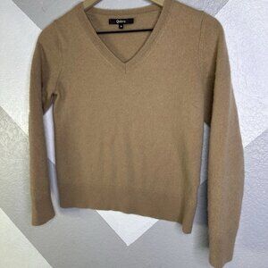 Quince Mongolian Cashmere V Neck Sweater